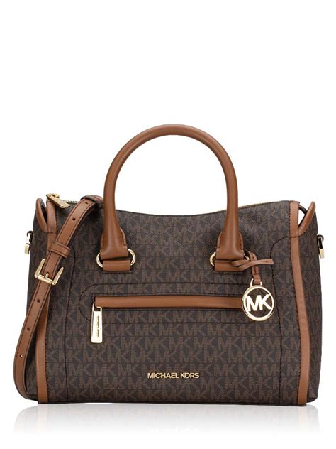 Michael Kors Signature Carine Medium Satchel 